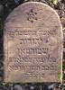 "Here lies the important woman, the married Judith Szturman daughter of R. Icchok from Slonim. She died 22 Tishri 5681. May her soul be bound in the bond of everlasting life." ( Sonim Slonim is a shtetl in Belarus) [szpekh@cwu.edu & Tomasz Wisniewski]